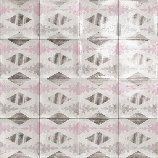 maroko mediteranske geometricke pastelove zlomenobiely ruzovy sedy maly obklad kuchyna kupelna obklad sprcha stena lameridiana.jpg